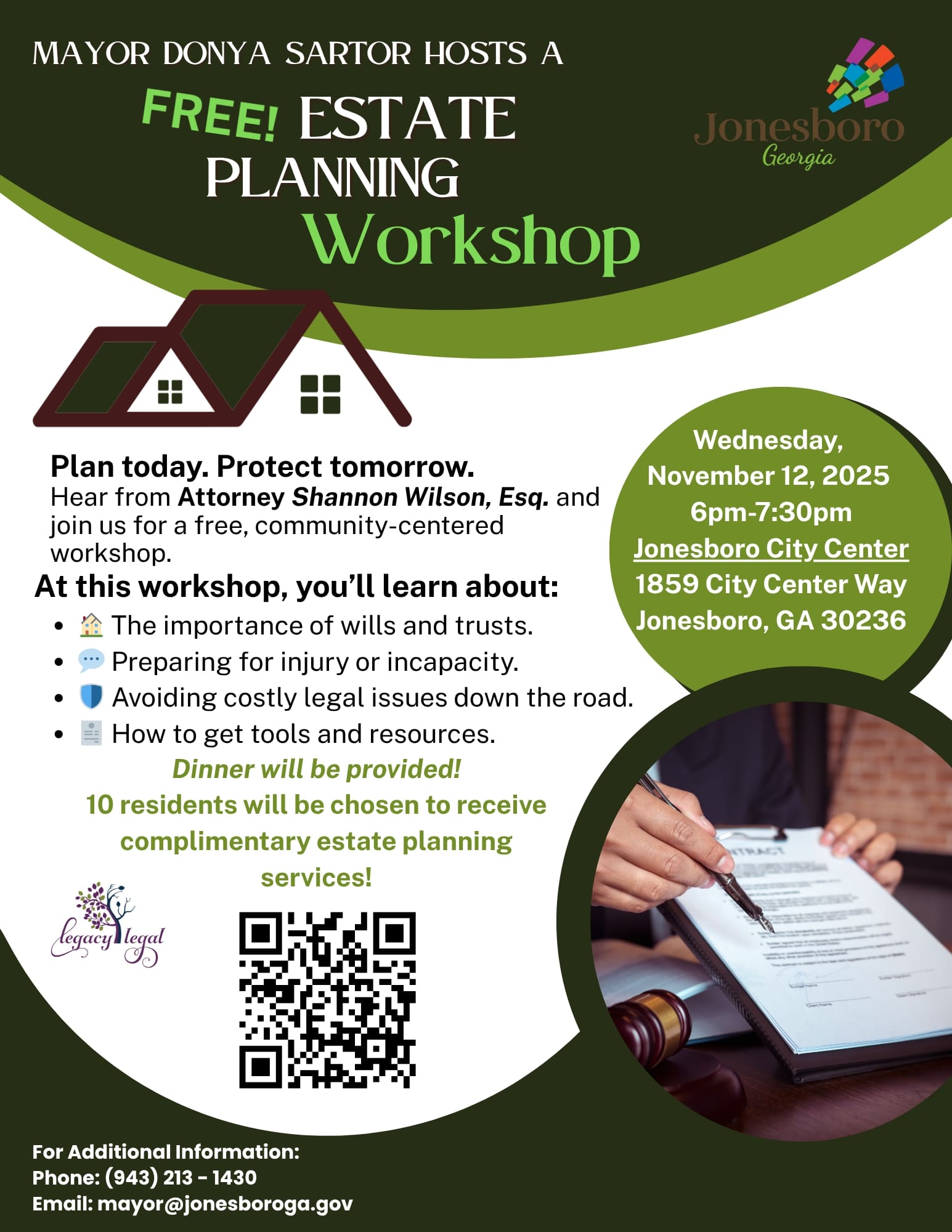Estate Planning Event — “A Will’s Workshop” 